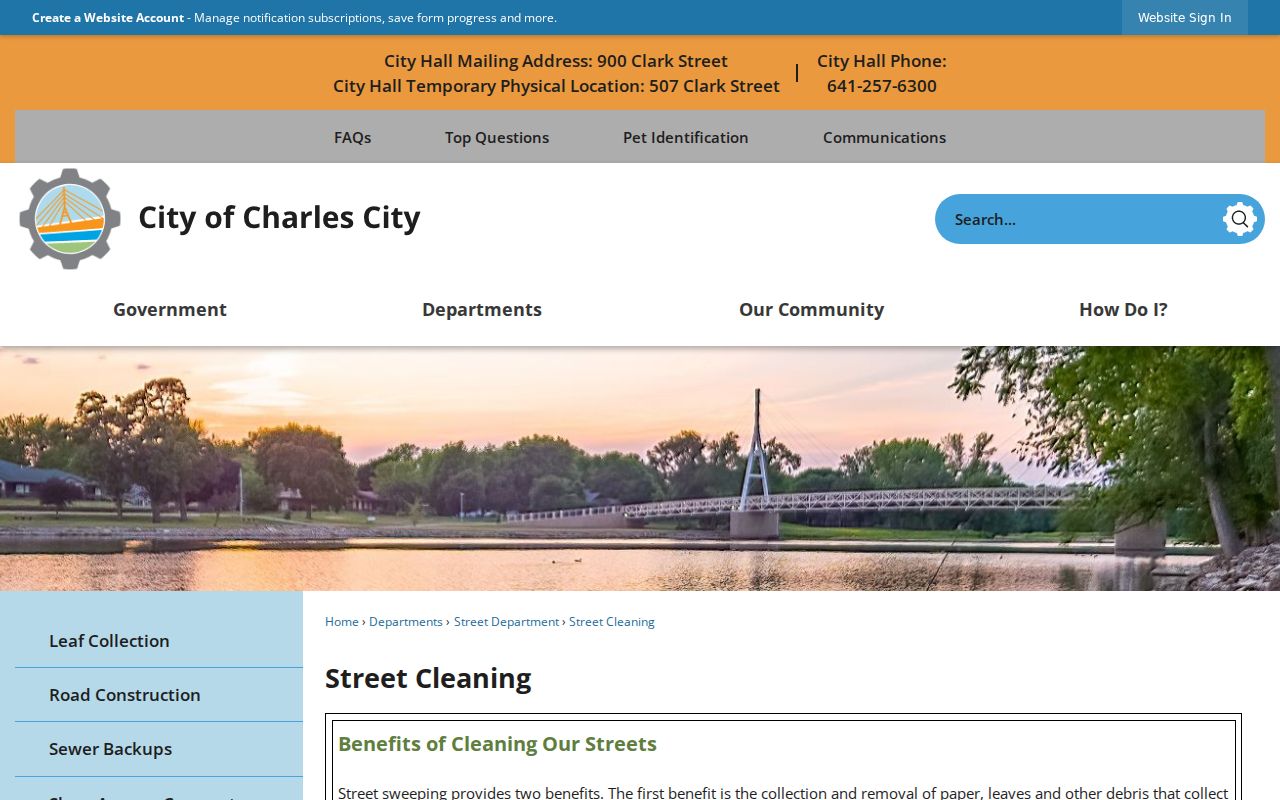 Charles City Police Department criminal record and report source