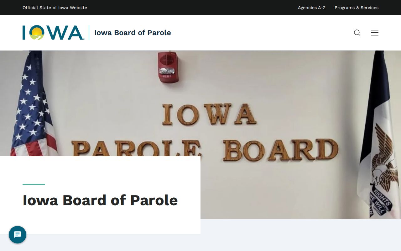 Iowa Board of Parole Floyd County correctional record information